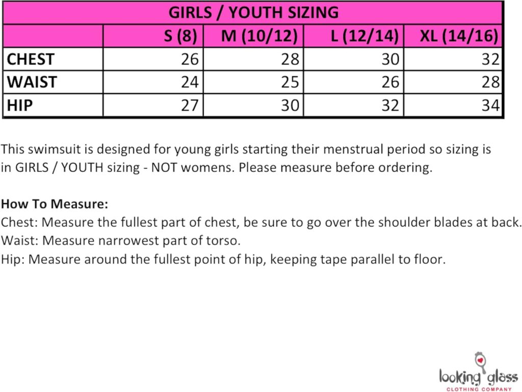Leakproof Period 2 Piece Swimsuit for Teens/Tweens