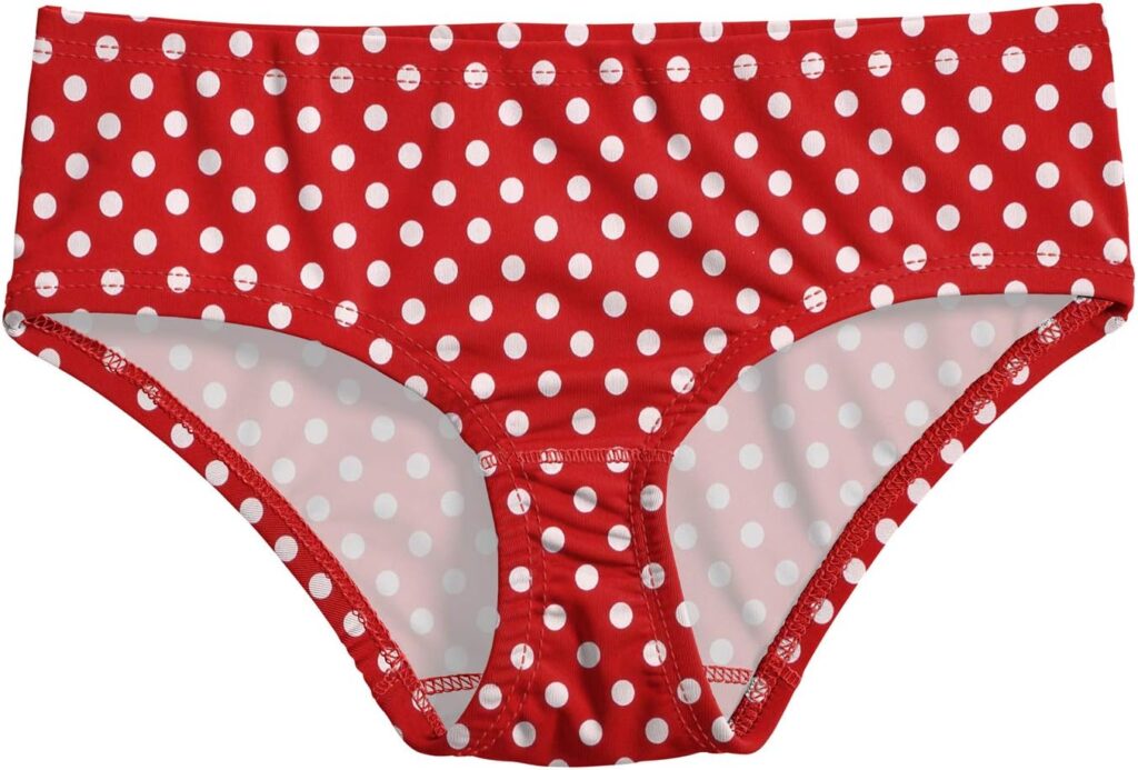 Made in USA Girls Swimming Bottom UPF50+ Rash Guard Swim Brief