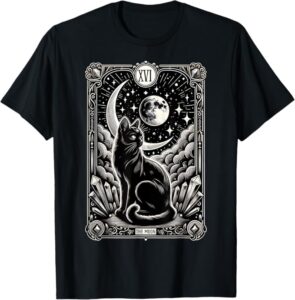 Halloween Shirts For Adults Cat&Moon